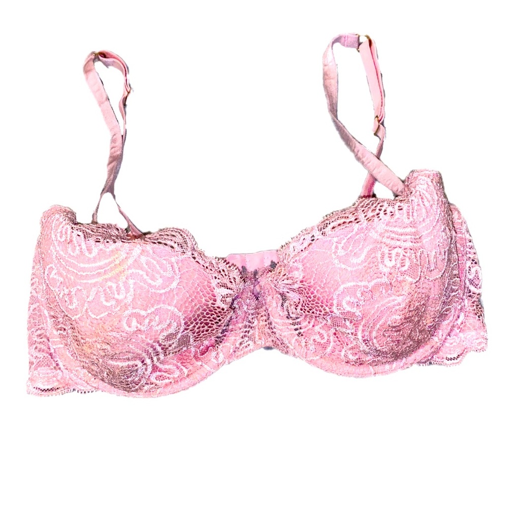 pink bralette